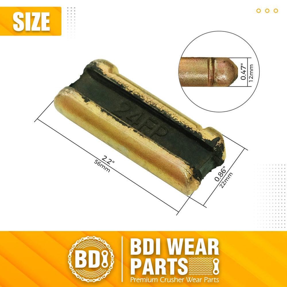 24FP 24P Flexpins Fits 24 240 Series Bucket Teeth, Flex Pin T24P, D39448 - 5PCS