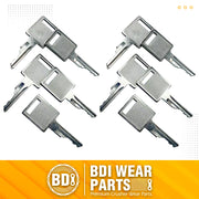 BDI wear parts 6693241-10 Ignition Key Compatible with Bobcat Skid-Steer Loader S530 S550 S570 S650 S590 S630 S750 S770 S850 A220 A300 T110 T140 T180 T190 T200 T250 T300 T320 T450 T550 T590