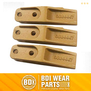 BDI Wear Parts 6684447 Trenching Bucket Teeth, Bobcat Style Skid Steer Backhoe Bolt On Tooth Unitooth - 3 PK