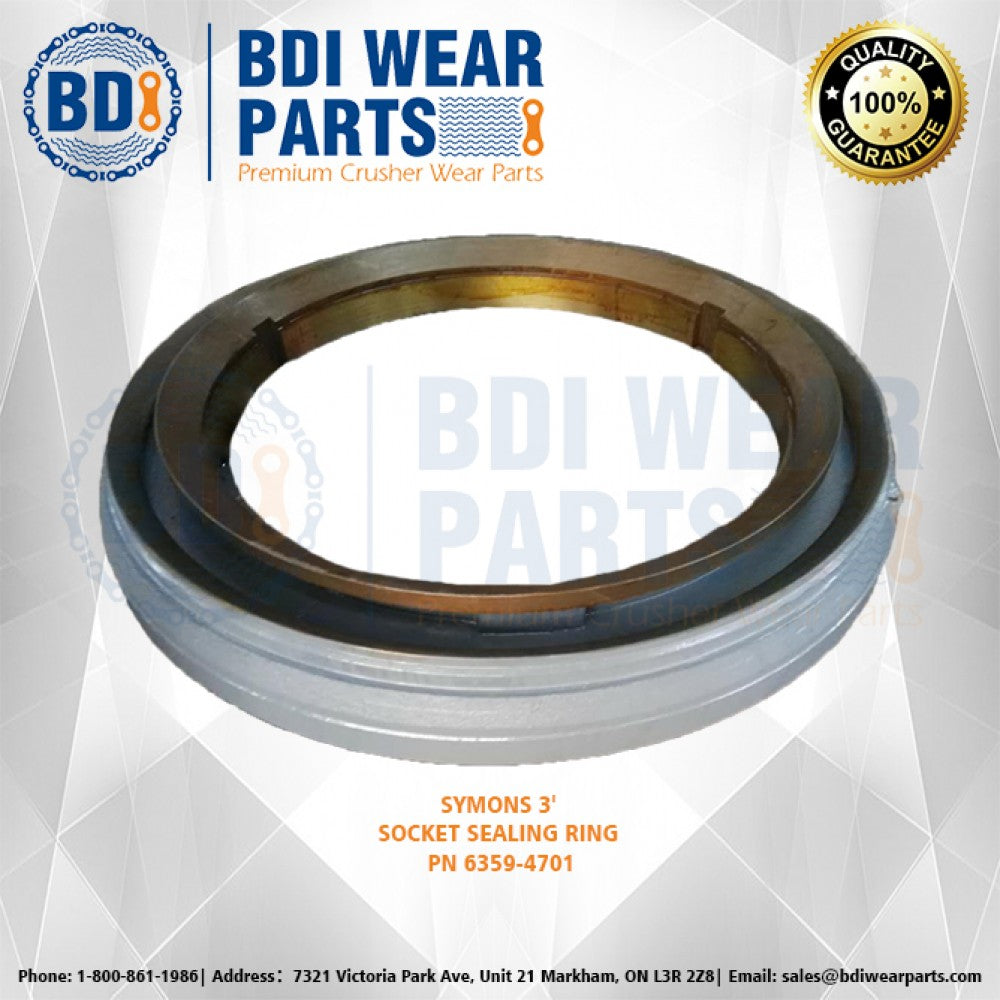 SYMONS 3' SOCKET SEALING RING PN 6359-4701.
