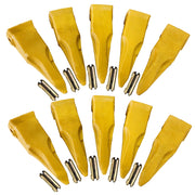 BDI Wear Parts 23 230 Series 230T Bucket Teeth Replacement Teeth for Bobcat Bucket Tooth with 23p Flex Pin for Hensley Excavator - 10 Pack