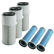 6598492 6598362 Air Filter Kit Compatible with Bobcat 741 743 751 773 843 853 S130 S150 S175 - 1PK