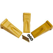 BDI Wear Parts 3 Pack 1U3302 Caterpillar Style J300 General Purpose Dirt Excavator Bucket Teeth Long Tip with Pins and Retainers