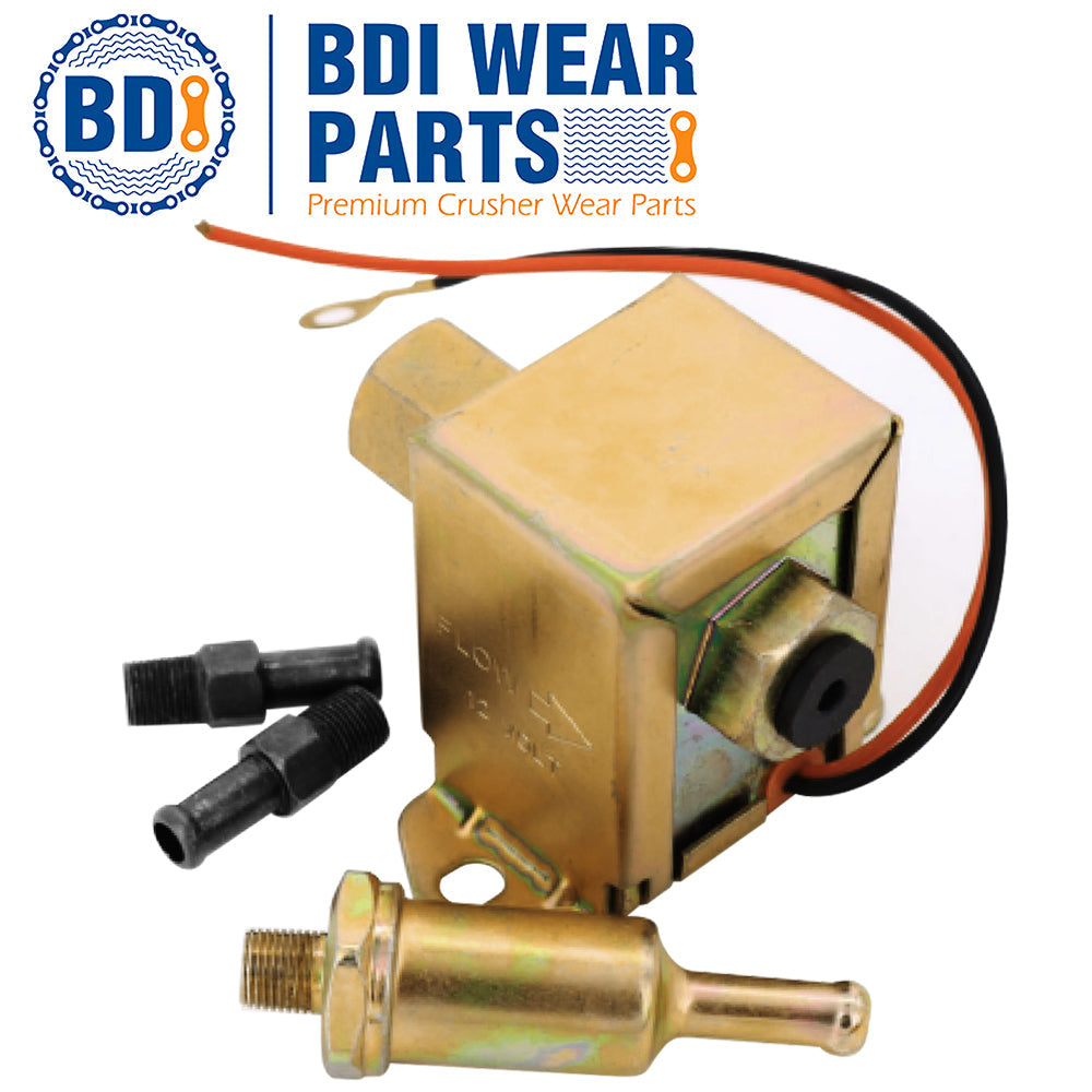 BDI Wear Parts 12V Facet Solid State Fuel Pump Fits Bobcat 3-4.5psi Carbureted Engines 6558398