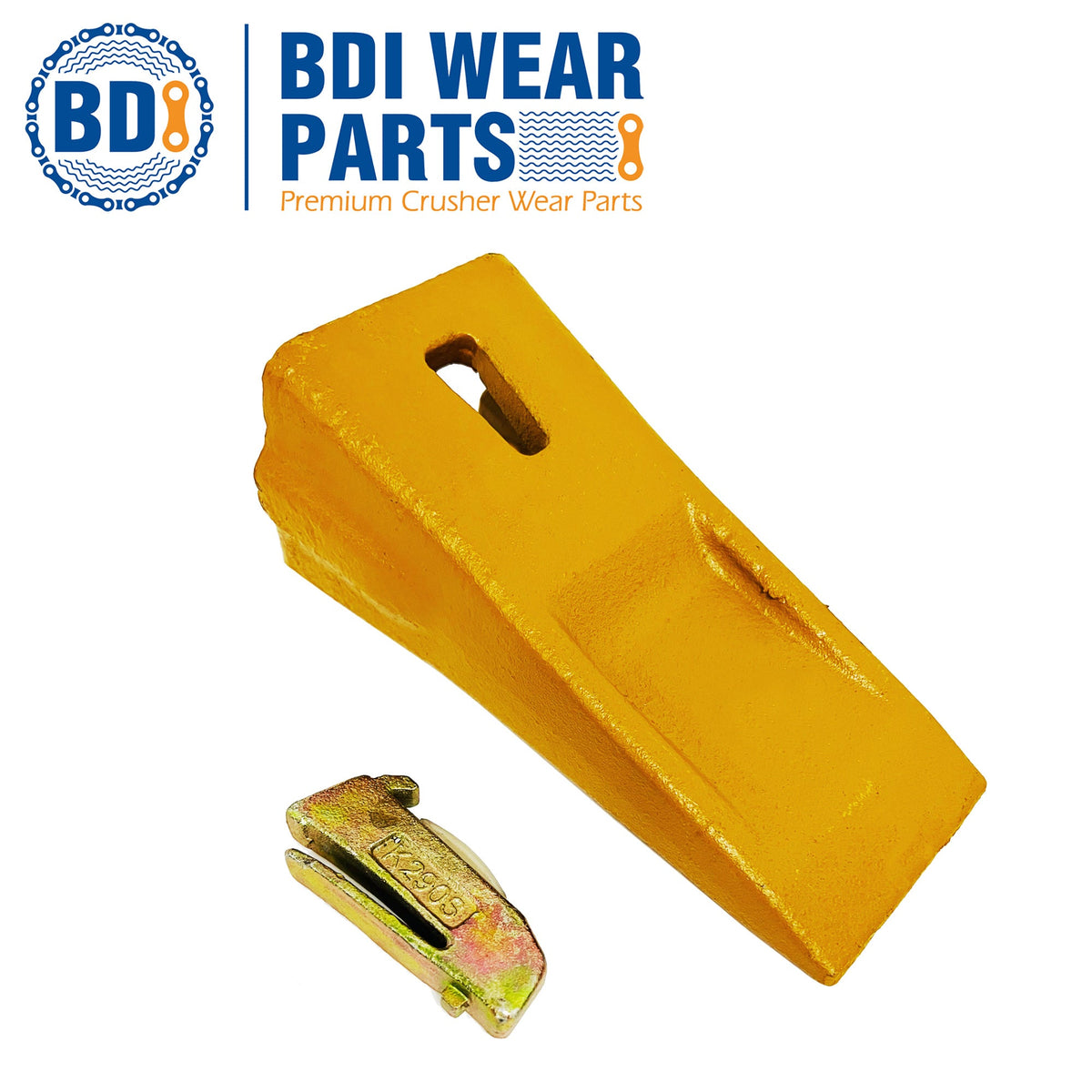 BDI Wear Parts 1/5 Pack X290 Hensley Style Sharp Bucket Teeth with K29