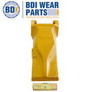 BDI Wear Parts V39SYL 1/2/5 Pack Bucket Teeth Esco Style Plus V39PN Flex Pins Dirt Bucket Teeth Fits Mini Excavator (1 Pack)
