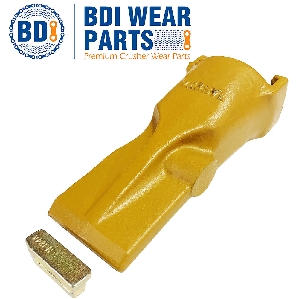 BDI Wear Parts V23SYL Esco Super V Style Dirt Bucket Teeth with Pin 1 Set Series Adapters Digging Tooth