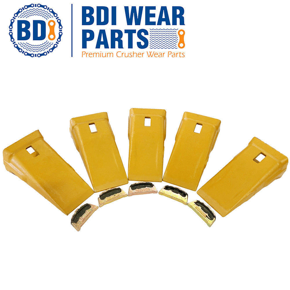 BDI Wear Parts X400 Bucket Teeth X400SP Hensley Style Sharp Bucket Teeth Dirt Teeth 400 Dirt Excavator (5 Pack)