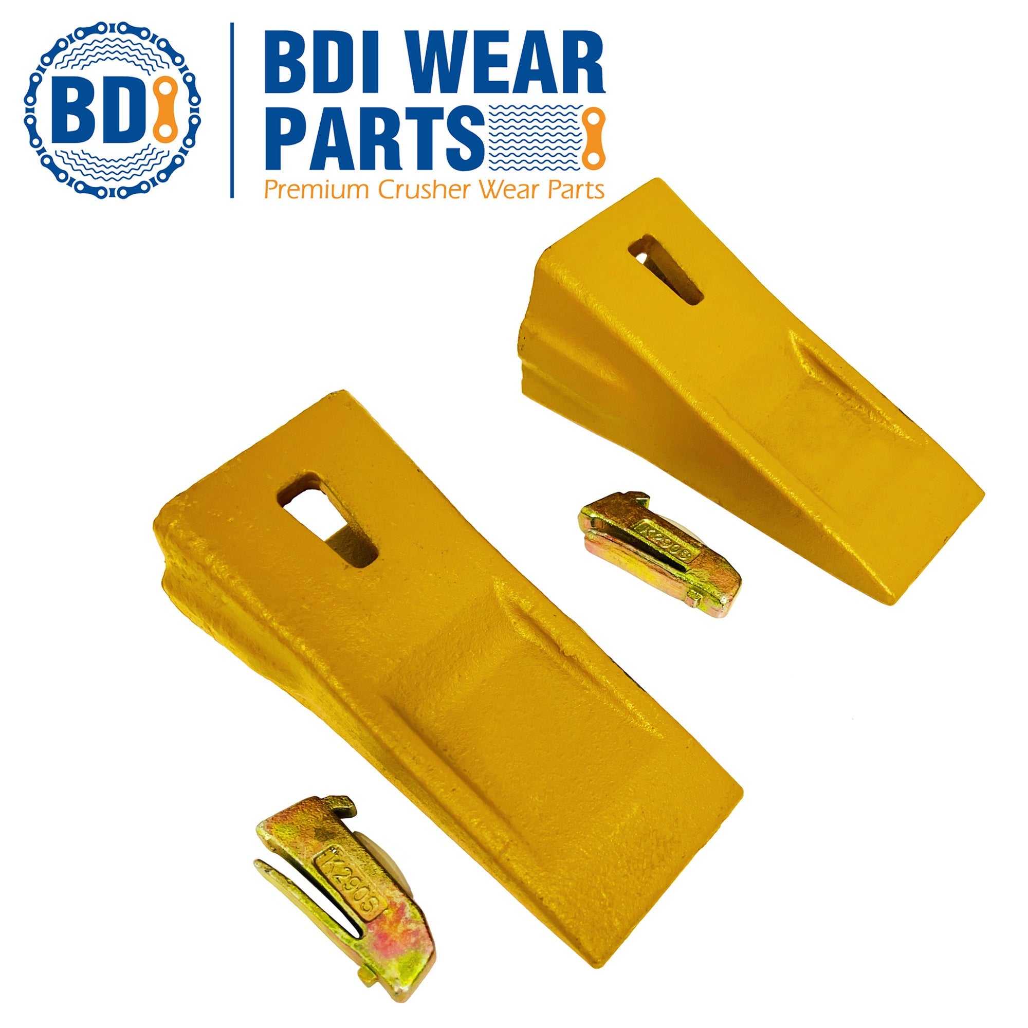 BDI Wear Parts Bucket Teeth X290 2 Pack Sharp Bucket Teeth Replaceable