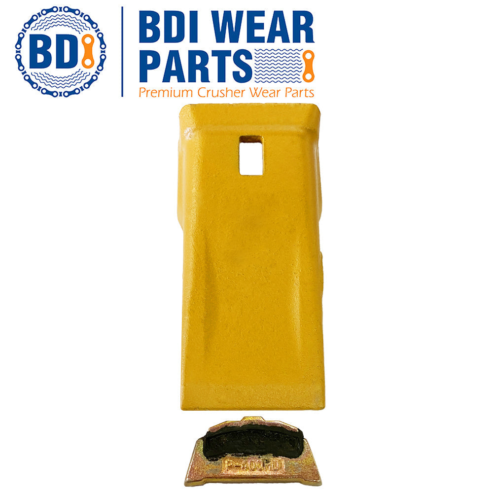 BDI Wear Parts X400 Bucket Teeth X400SP Hensley Style Sharp Bucket Teeth Dirt Teeth 400 Dirt Excavator (1 Pack)