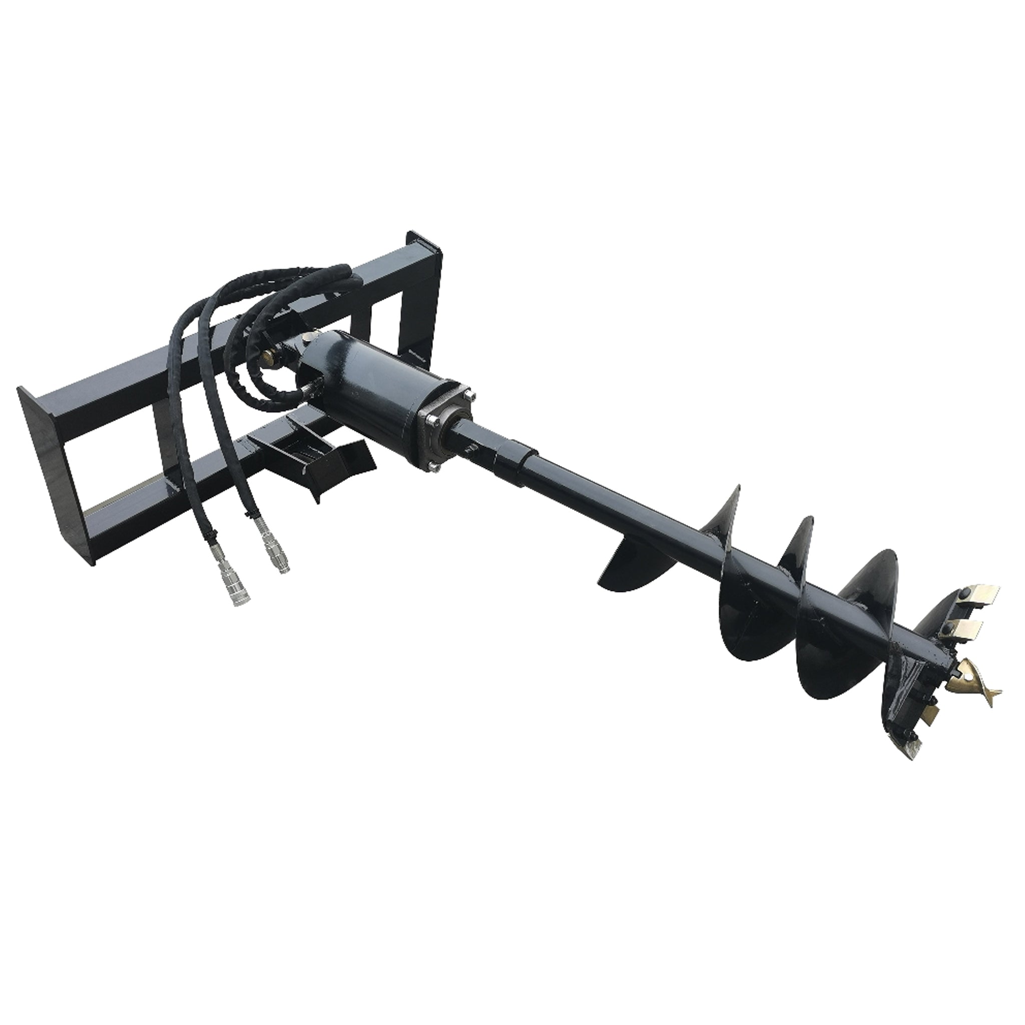 Skid Steer Attachment Auger with 2 bits (12'', 18'' diameter bit )