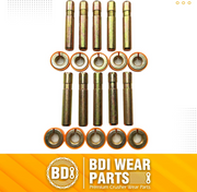 BDI Wear Parts Bucket Teeth Pins 8E6258 8E6259 Retainer Fits CAT J250 1U3251 1U3252 Series -10 PK