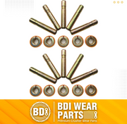 BDI Wear Parts Bucket Teeth Pins 8E6258 8E6259 Retainer Fits CAT J250 1U3251 1U3252 Series -10 PK
