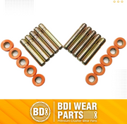 BDI Wear Parts Bucket Teeth Pins 8E6358 and 8E6359 Retainers Fits Cat J350 Caterpillar Style 1U3351 1U3352 Series Tooth - 10 PK