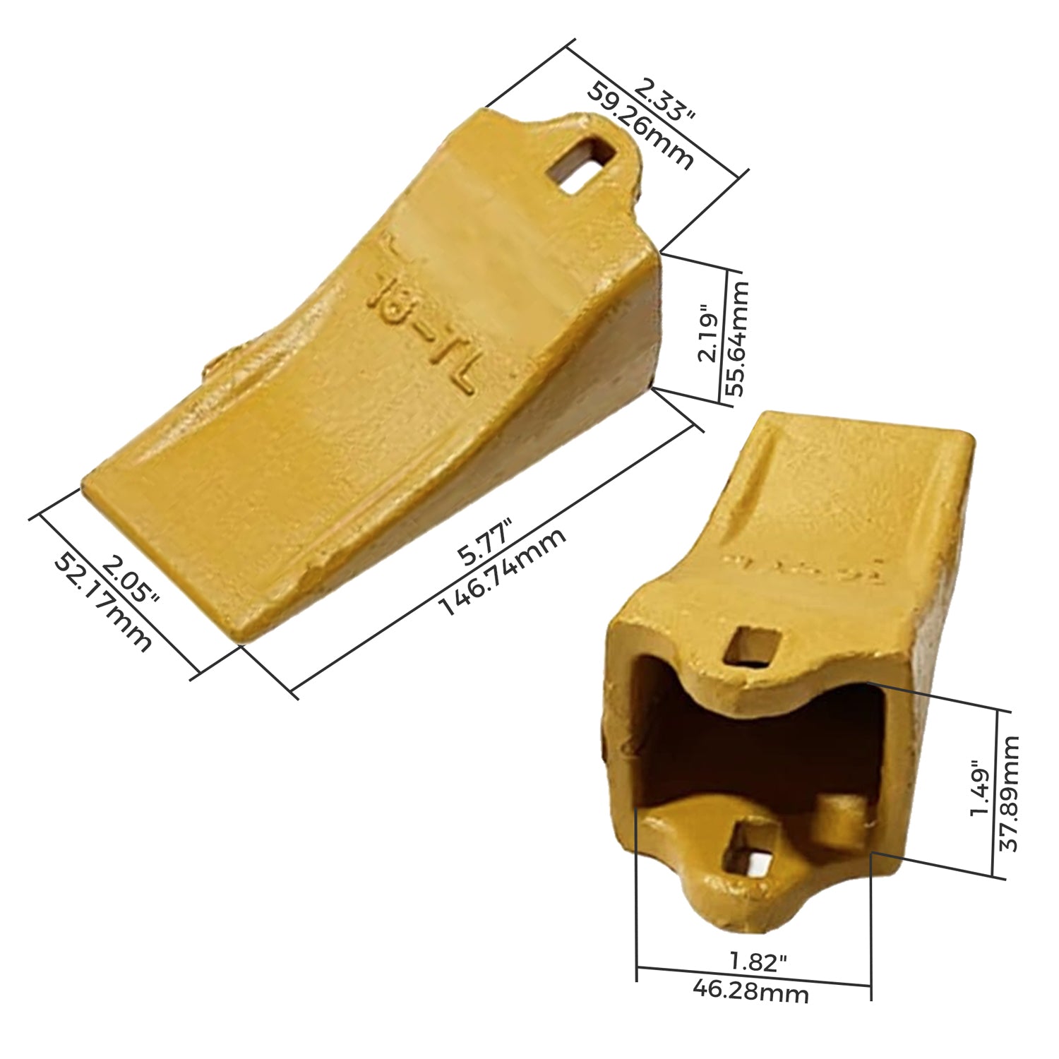 BDI Wear Parts 18TL 5 Pack Fits Esco Style Digging Bucket Teeth with 18/20PN Pins by BDI