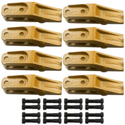 BDI Wear Parts 6684447 Trenching Bucket Teeth, Bobcat Style Skid Steer Backhoe Bolt On Tooth Unitooth - 8PK