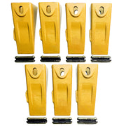 7 Pack 6737325 Bobcat Style Dirt Digging Bucket Teeth/Tooth with 6737326 FlexPins