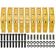 BDI Wear Parts 6737322Y, Assembly Bobcat Style Bucket Teeth 6737325 / Adapter 6737324 / Flex Pin 6737326/ Bolt and Nut (9 Set)