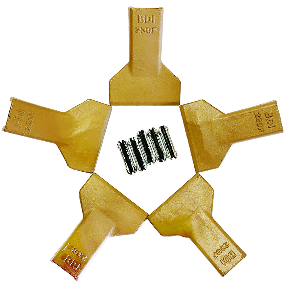 Wear Part Pack BDI Wear Parts 5 Pack 230F Heavy Flare BDI Tooth Company Bucket Teeth