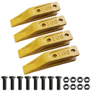 1358203 Bucket Teeth 6Y6335 Caterpillar Style Backhoe Loader / Excavator Unitooth with Bolts and Nuts - 4 Set