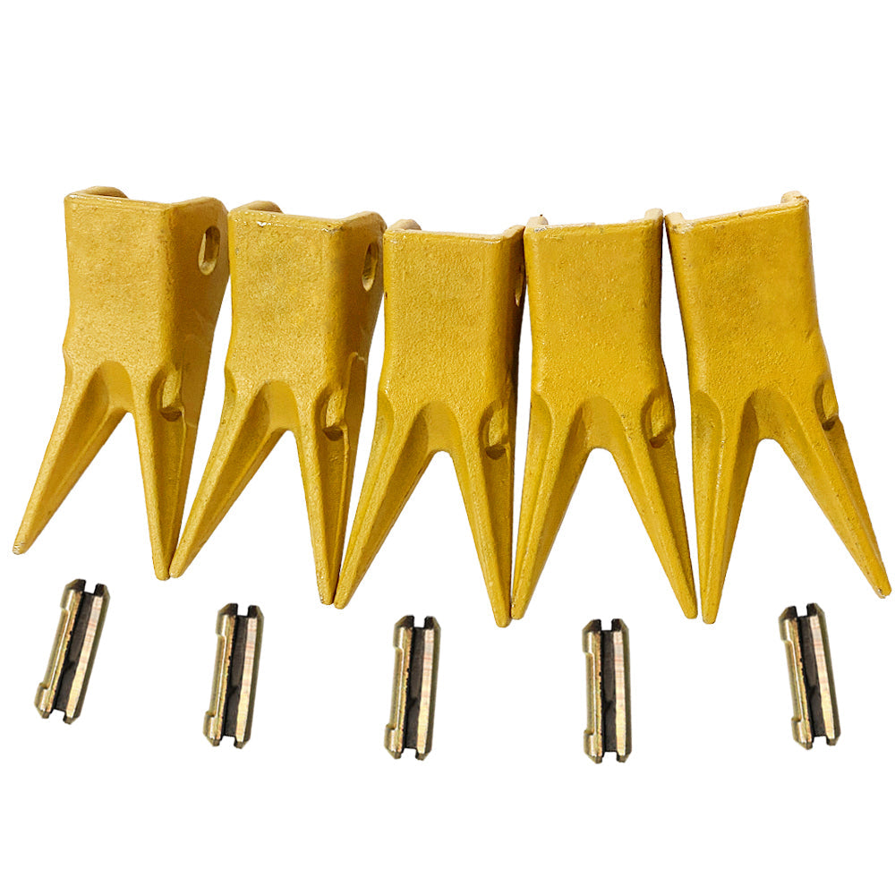 BDI Wear Parts 230WT 23FP 5 Pack Twin Tiger Bucket Teeth Felxpins 230 Series Adapter OEM BDI Tooth