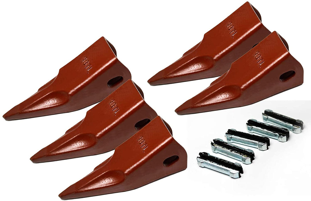 Wear Part Pack BDI Wear Parts 23TL 5 Pack H&L Style Tiger Bucket Digging Teeth/Bucket