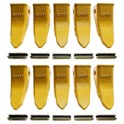 BDI Wear Parts 230ST Bucket Teeth 23 230 Series with TF23P Flex Pins for Mini Excavator Bucket Tooth - 10 Pack