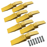 BDI Wear Parts Assembly U43792 Bucket Tooth Adapter, 230S Bucket Teeth with TF23P Flex Pins Weld on Bucket Teeth for 23 & 230 Series Skid Steer Loaders and Excavators- 7PK