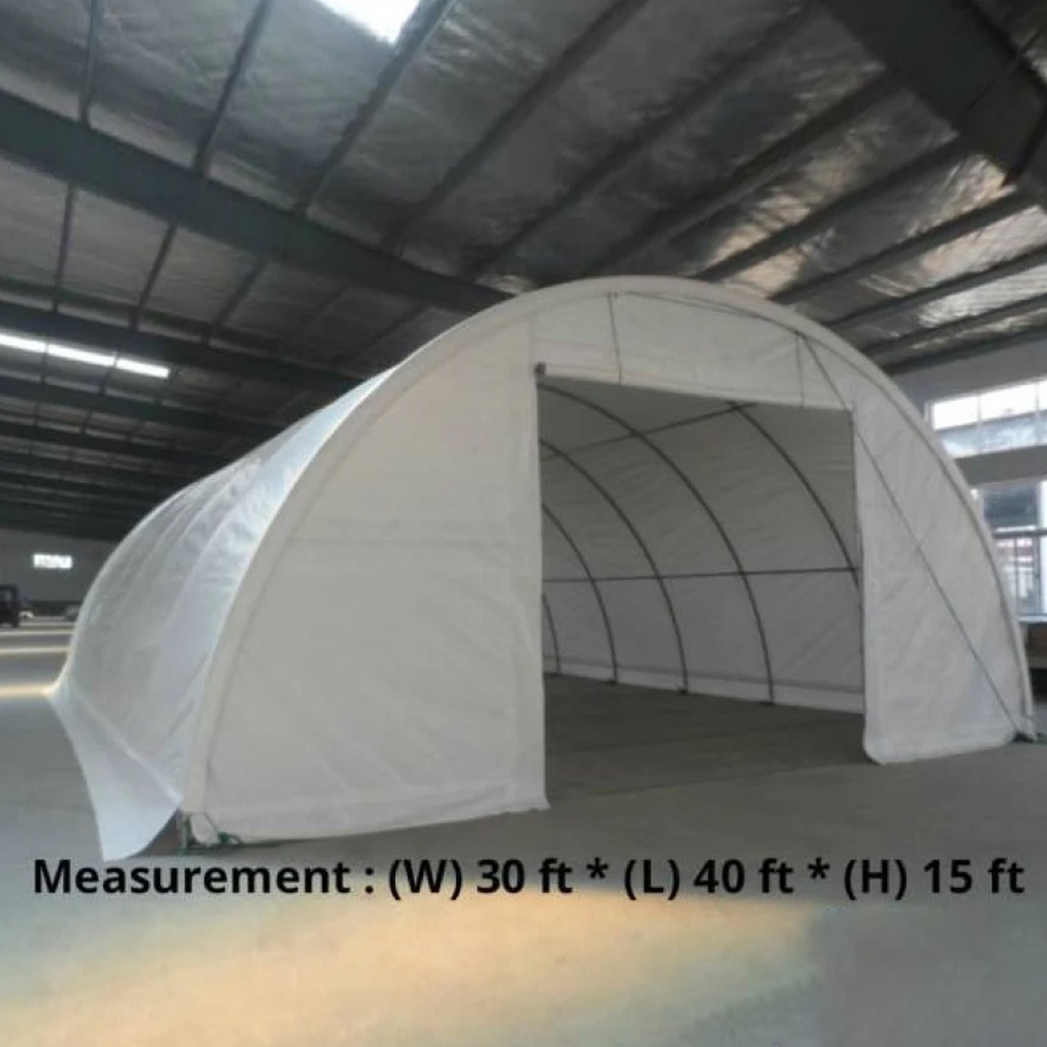 30′ x 40′ x15′ Storage Shelter