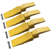 BDI Wear Parts Assembly U43792 Bucket Tooth Adapter, 230S Bucket Teeth with TF23P Flex Pins Weld on Bucket Teeth for 23 & 230 Series Skid Steer Loaders and Excavators- 4PK