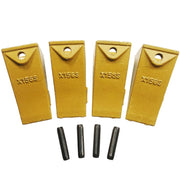 BDI Wear Parts Bucket Teeth for Skid Steering and Small excavators, X156S Bucket Teeth + P156 Roll Pins (4 PACK)