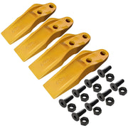 BDI Wear Parts 132-4720 1324720 Bucket Teeth for Caterpillar Aftermarket Teeth fit Skidsteer CAT Loaders Excavators w/Bolts and Nuts - 4PK