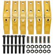 BDI Wear Parts 6737322Y, Assembly Bobcat Style Bucket Teeth 6737325 / Adapter 6737324 / Flex Pin 6737326/ Bolt and Nut (6 Set)