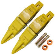 BDI Wear Parts Assembly Adapter 119-3204 Bolt On Shank / 1U3202TL Excavator Bucket Teeth/Pin 8E6208 Retainer 8E6209, Caterpillar Bucket Tooth J200 Series - 2 Set