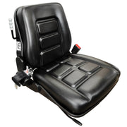 BDI Wear Parts Universal Forklift Seat, Tractor Seat w/Adjustable Angle Back, Micro Switch and Slide, for Tractor, Mower, Skid Loader, Telehandler, Backhoe, Excavator Dozer