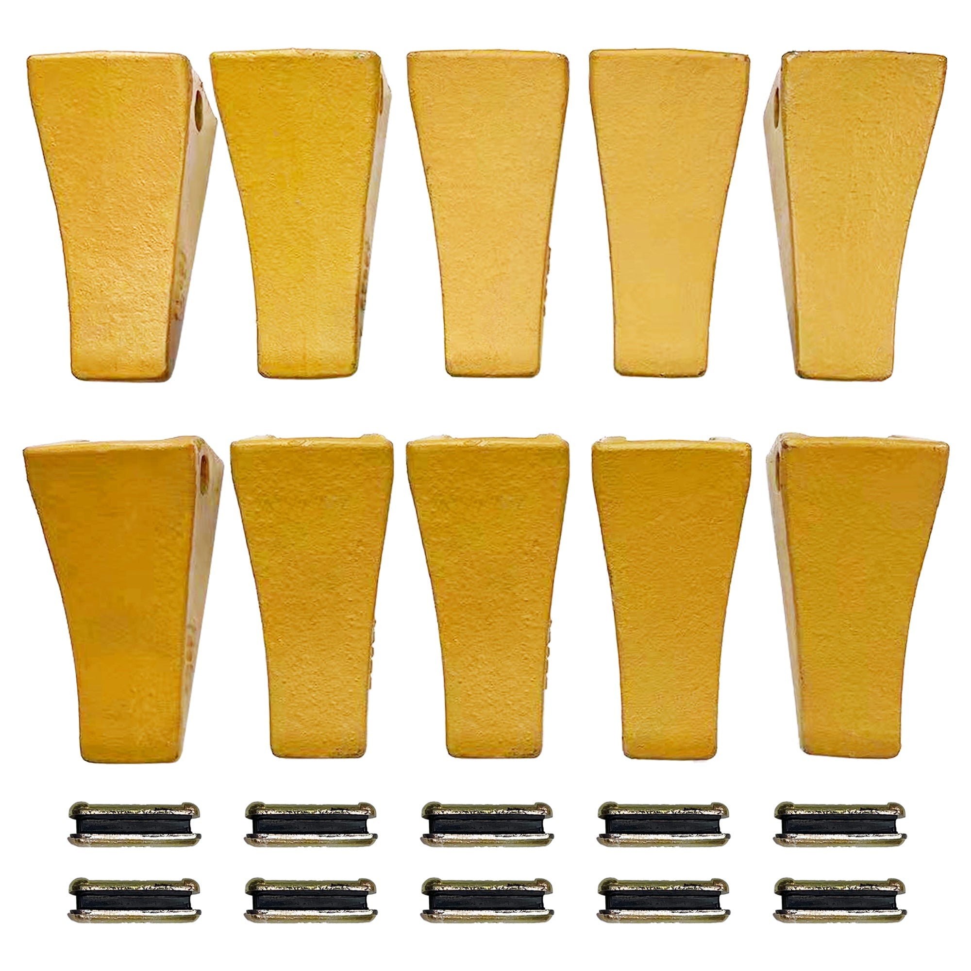 BDI Wear Parts TF23D D23P 10 Pack Bucket Teeth Claw Backhole Long Flexpins for Deere Case