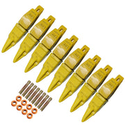 BDI Wear Parts Assembly Adapter 119-3204 Bolt On Shank / 1U3202TL Excavator Bucket Teeth/Pin 8E6208 Retainer 8E6209, Caterpillar Bucket Tooth J200 Series - 8 Set