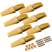 BDI Wear Parts Assembly Adapter 119-3204 Bolt On Shank / 1U3202 Excavator Bucket Teeth/Pins 8E6208 Retainers 8E6209, Caterpillar Bucket Tooth J200 Series - 7 Set