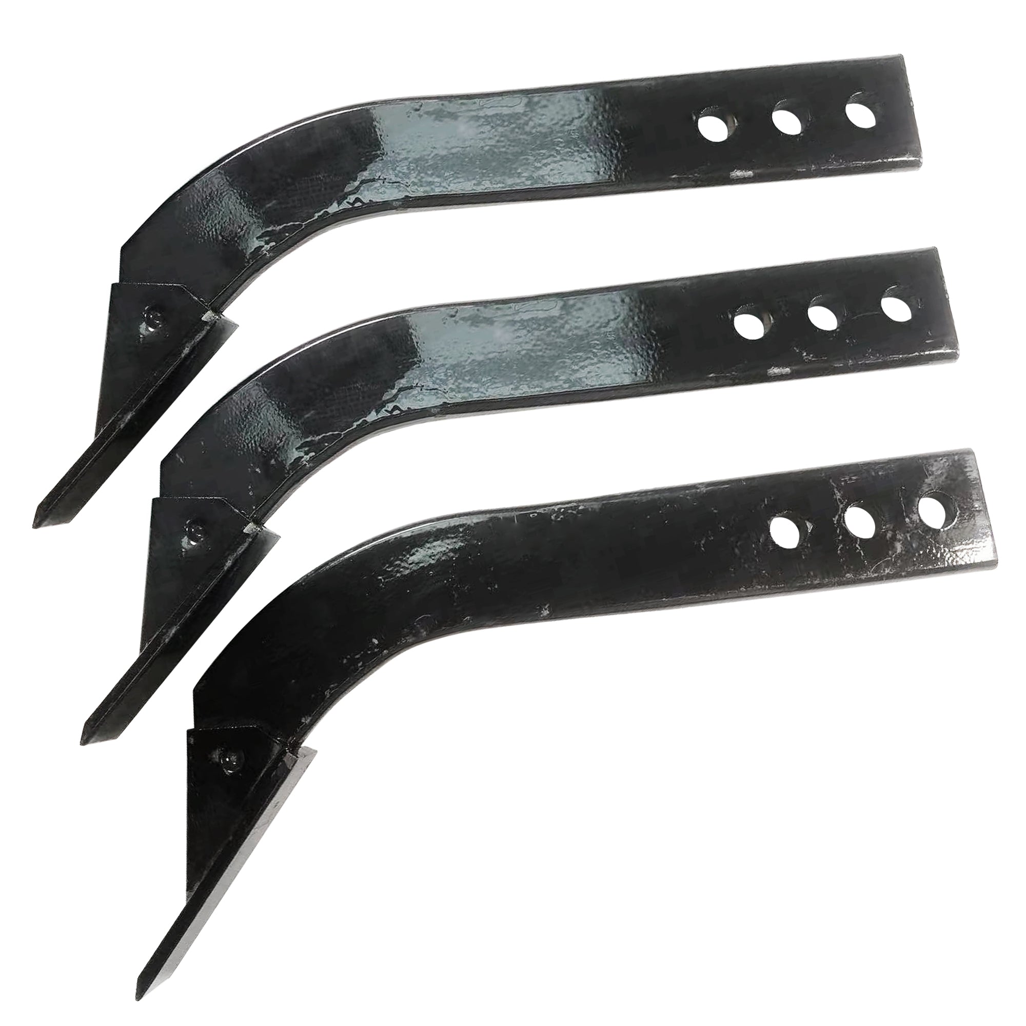 BDI Wear Parts Box Blade Ripper Shank, 17" Box Blade Ripper Teeth with Adjustable 3 Holes Shanks, Rippers/Scarifier Tooth for Replacement, Tilling, Digging - 3 PK