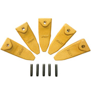 BDI Wear Parts X156T Tiger Hensley Style Bucket Teeth 5 Pack 156 Series Adapters Short Teeth