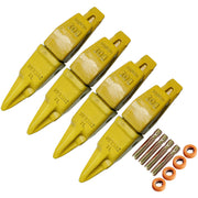 BDI Wear Parts Assembly Adapter 119-3204 Bolt On Shank / 1U3202TL Excavator Bucket Teeth/Pin 8E6208 Retainer 8E6209, Caterpillar Bucket Tooth J200 Series - 4 Set