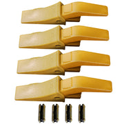 BDI Wear Parts Assembly U43792 Bucket Tooth Adapter +23 230 Bucket Teeth with TF23P Flex Pins Weld on Bucket Teeth for 23 & 230 Series Skid Steer Loaders and Excavators- 4PK