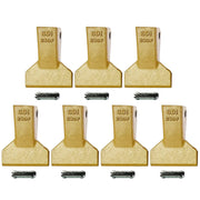 BDI Wear Parts 230F Heavy Flare BDI Tooth Company Bucket Teeth + 23FP Flexpins for Mini Excavator Backhoe Loader - 7 Pack