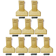 BDI Wear Parts 230F Heavy Flare BDI Tooth Company Bucket Teeth + 23FP Flexpins for Mini Excavator Backhoe Loader - 9 Pack