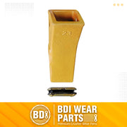 BDI Wear Parts 23 230 Series Skid Steer Bucket Digging Teeth/Tooth with TF23P Flex Pin - 1 Pack