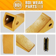 BDI Wear Parts 23 230 Series Skid Steer Bucket Digging Teeth/Tooth with TF23P Flex Pin - 3 Pack