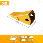 BDI Wear Parts 23 230 Series Skid Steer Bucket Digging Teeth/Tooth with TF23P Flex Pin - 7 Pack