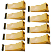 BDI Wear Parts 23 230 Series Skid Steer Bucket Digging Teeth/Tooth with TF23P Flex Pin - 9 Pack