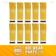 BDI WEAR PARTS 230SP forged Bucket Teeth with TF23P Flex Pins For 23 & 230 Series skid steer loaders and excavators (10-PACK)