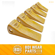 BDI WEAR PARTS 230SP forged Bucket Teeth with TF23P Flex Pins For 23 & 230 Series skid steer loaders and excavators (5-PACK)